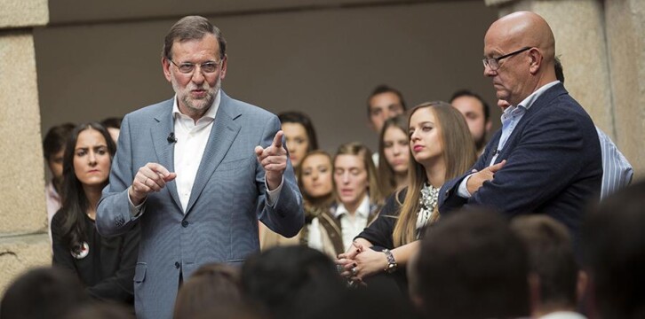 El presidente del Gobierno y del Partido Popular, Mariano Rajoy