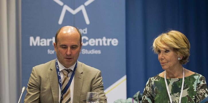 Esperanza Aguirre en el Comité de las Regiones del Martens Centre