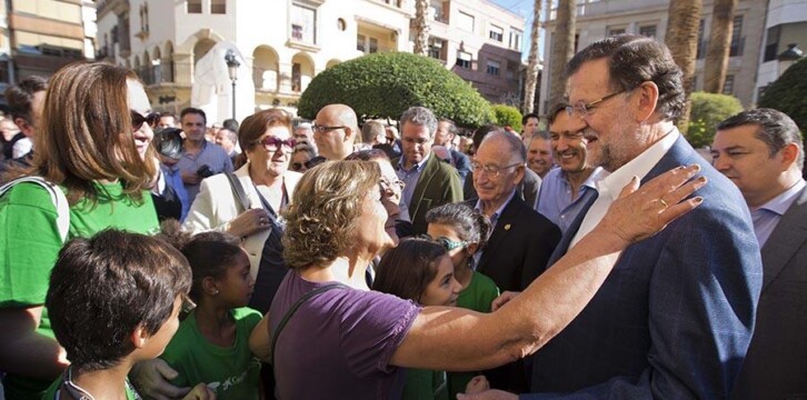 Mariano Rajoy en Huelcar-Overa