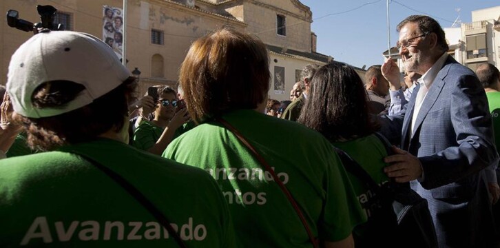Mariano Rajoy en Huelcar-Overa