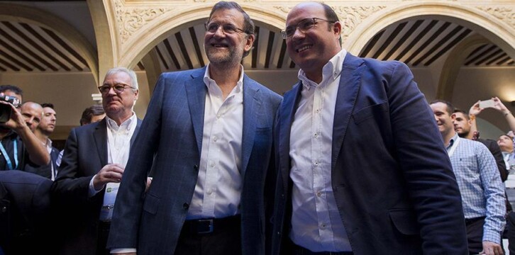 Mariano Rajoy con Pedro Antonio Sánchez