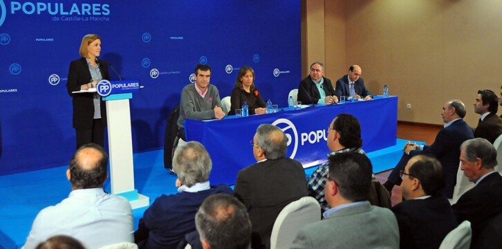 Cospedal preside la Junta Directiva Provincial del PP de Guadalajara