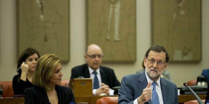 Mariano Rajoy preside la Plenaria del Grupo Popular en el Congreso