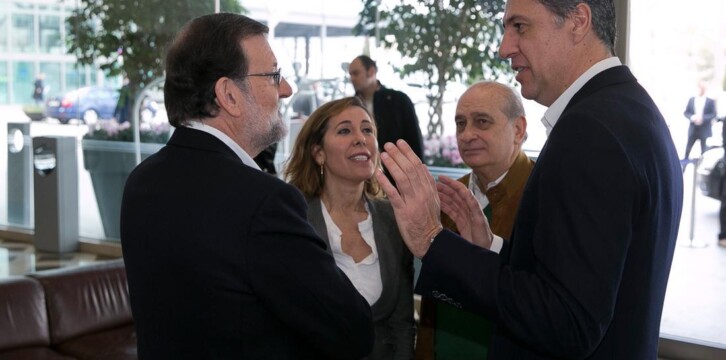 Mariano Rajoy preside la Junta Directiva del PP de Cataluña