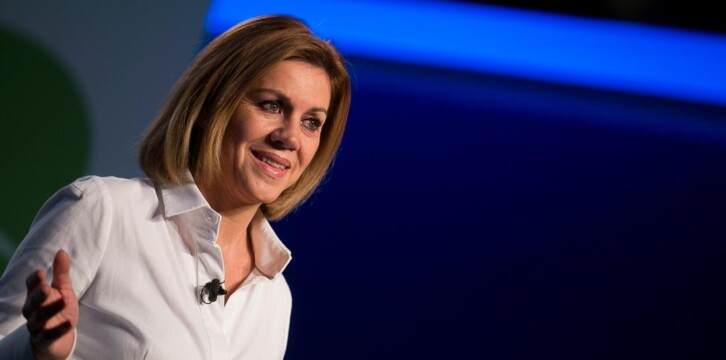 La secretaria general del Partido Popular, María Dolores de Cospedal