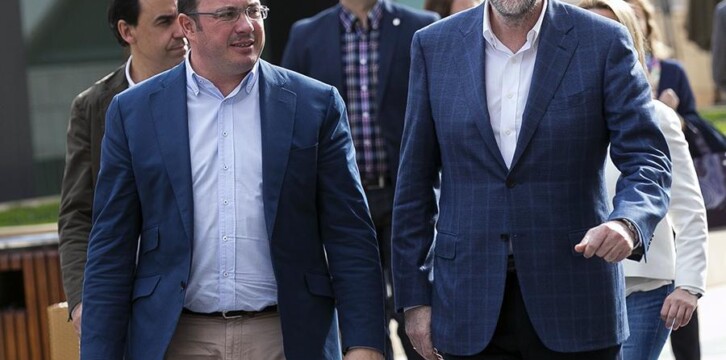 Mariano Rajoy preside la reunión de la Junta Directiva del PP de Murcia