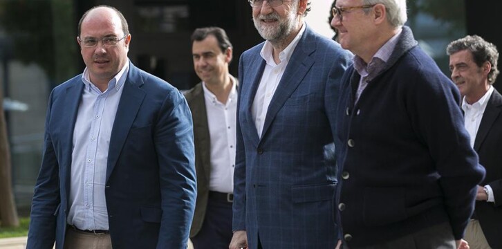 Mariano Rajoy preside la reunión de la Junta Directiva del PP de Murcia