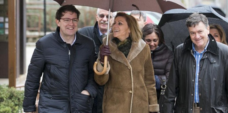 María Dolores Cospedal preside un acto con alcaldes del PP de la provincia de Segovia