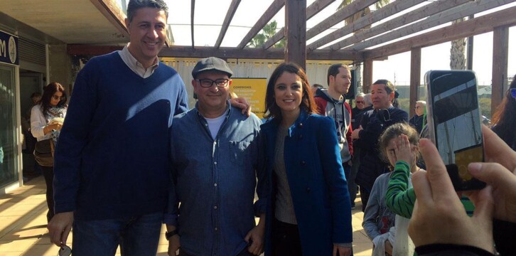 Andrea Levy y Xavier García Albiol visitan Badalona