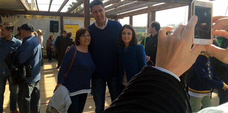 Andrea Levy y Xavier García Albiol visitan Badalona