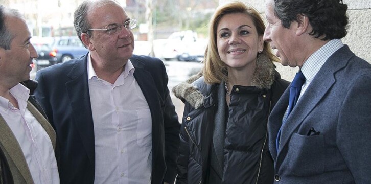 María Dolores de Cospedal preside la Junta Directiva del PP de Extremadura