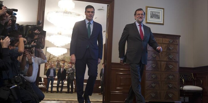 Mariano Rajoy se reúne con Pedro Sánchez
