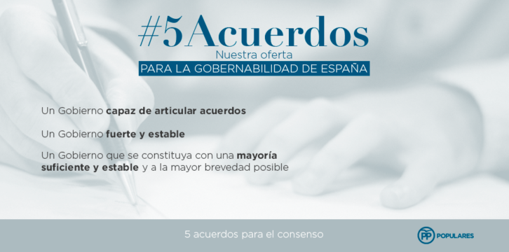 Nuestra oferta para la gobernabilidad de España