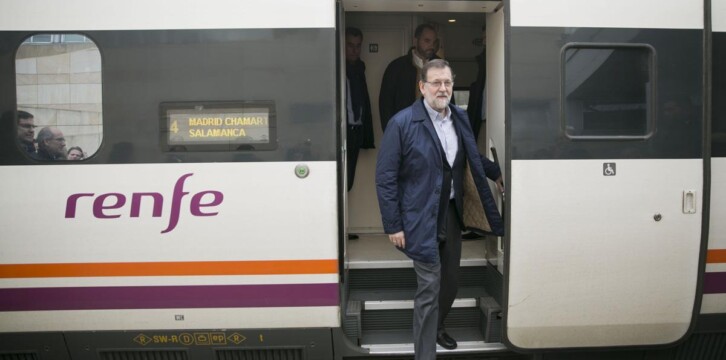 Mariano Rajoy participa en un acto con alcaldes y afiliados del PP de Salamanca