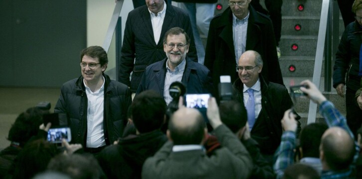 Mariano Rajoy participa en un acto con alcaldes y afiliados del PP de Salamanca