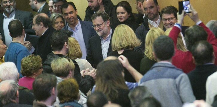Mariano Rajoy participa en un acto con alcaldes y afiliados del PP de Salamanca