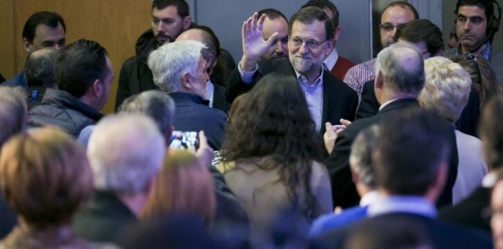 Mariano Rajoy participa en un acto con alcaldes y afiliados del PP de Salamanca
