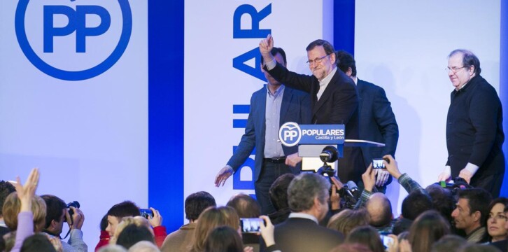 Mariano Rajoy participa en un acto con alcaldes y afiliados del PP de Salamanca