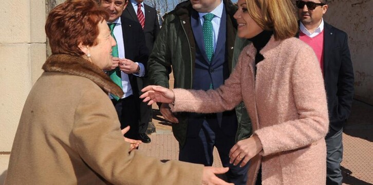 Cospedal participa en la Misa y ofrenda floral en honor a San Gregorio Magno en Navas de Jorquera (Albacete)