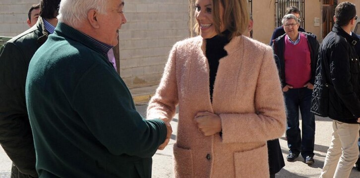 Cospedal participa en la Misa y ofrenda floral en honor a San Gregorio Magno en Navas de Jorquera (Albacete)