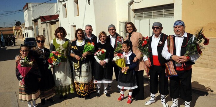Cospedal participa en la Misa y ofrenda floral en honor a San Gregorio Magno en Navas de Jorquera (Albacete)