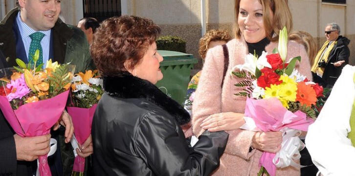 Cospedal participa en la Misa y ofrenda floral en honor a San Gregorio Magno en Navas de Jorquera (Albacete)
