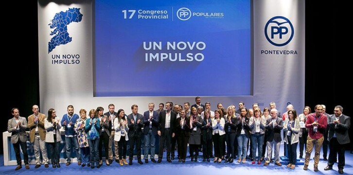 Mariano Rajoy en la clausura del Congreso del PP de Pontevedra