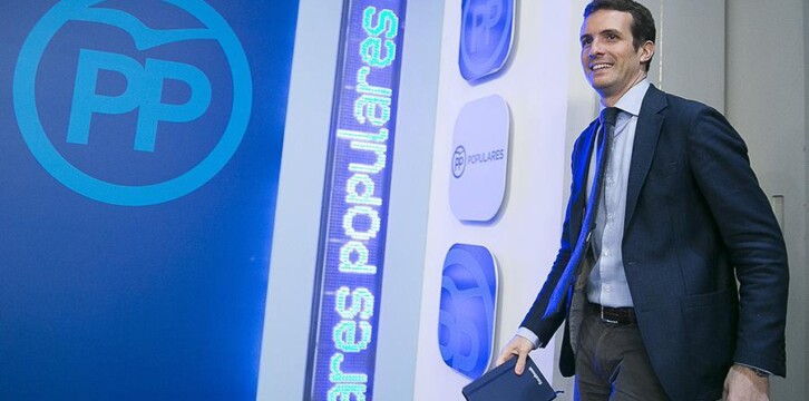 El vicesecretario de Comunicación del PP, Pablo Casado