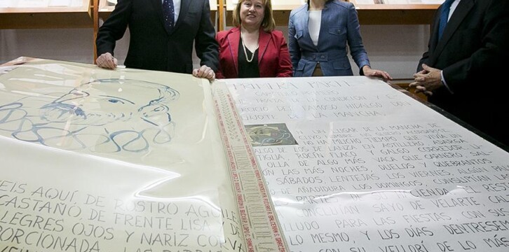 Mariano Rajoy visita el Museo Centro Cervantino de El Toboso con María Dolores de Cospedal