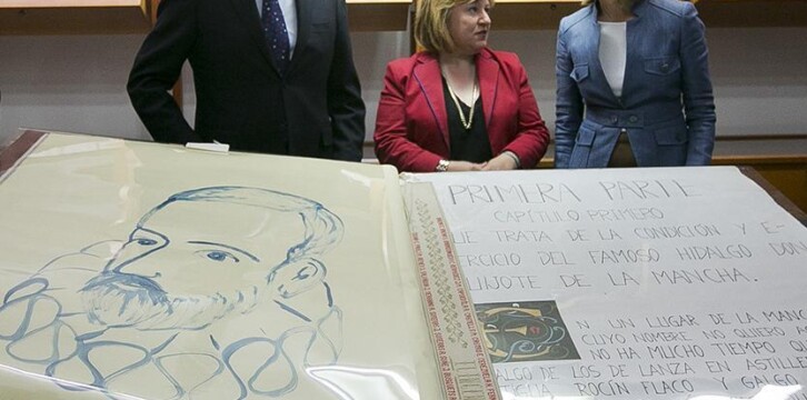 Mariano Rajoy visita el Museo Centro Cervantino de El Toboso con María Dolores de Cospedal