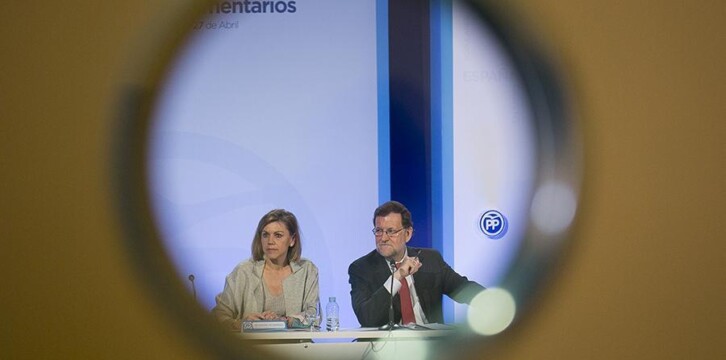 Mariano Rajoy y María Dolores de Cospedal