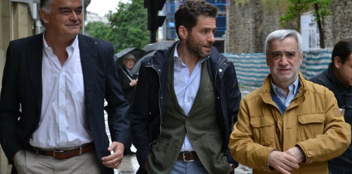 Esteban González Pons y Borja Sémper en San Sebastián