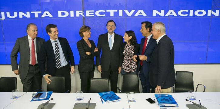 Mariano Rajoy preside la reunión de la Junta Directiva Nacional del PP