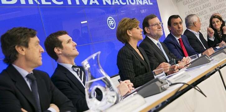 Mariano Rajoy preside la reunión de la Junta Directiva Nacional del PP