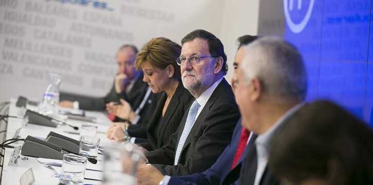 Mariano Rajoy preside la reunión de la Junta Directiva Nacional del PP
