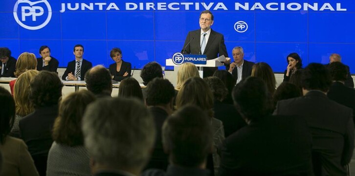 Mariano Rajoy preside la reunión de la Junta Directiva Nacional del PP