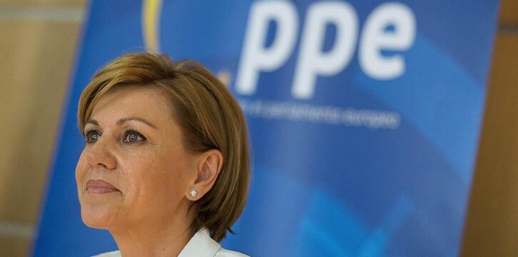 Cospedal clausura una jornada del Grupo PPE