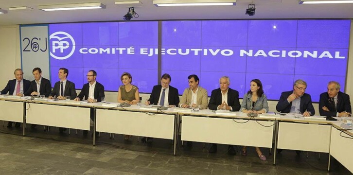 Mariano Rajoy preside la reunión del Comité Ejecutivo Nacional