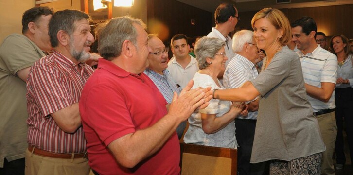 Mª Dolores Cospedal preside la Junta Directiva Provincial del PP de Albacete
