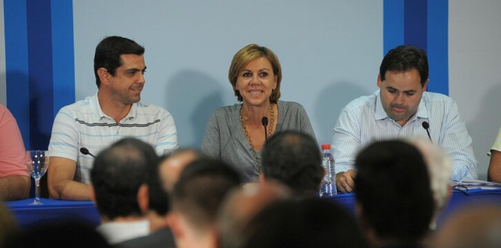 Mª Dolores Cospedal preside la Junta Directiva Provincial del PP de Albacete