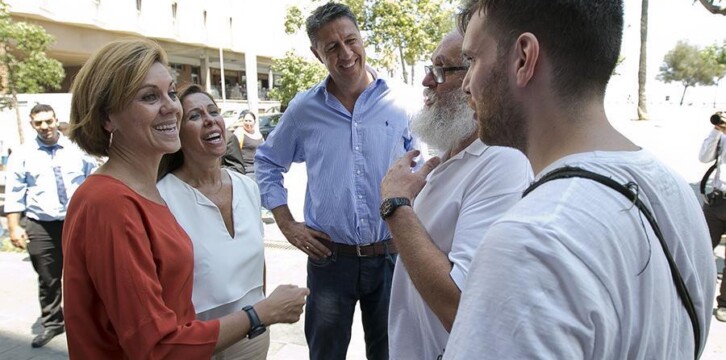 María Dolores de Cospedal preside la Junta Directiva del PP de Cataluña