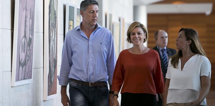 María Dolores de Cospedal preside la Junta Directiva del PP de Cataluña