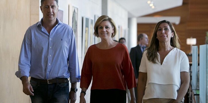 María Dolores de Cospedal preside la Junta Directiva del PP de Cataluña