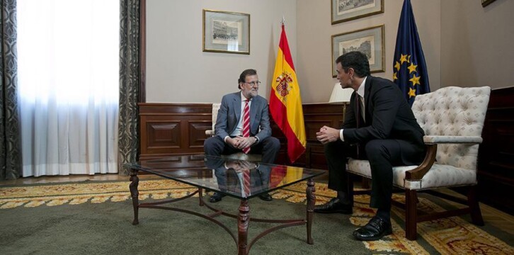 Mariano Rajoy se reúne con Pedro Sánchez