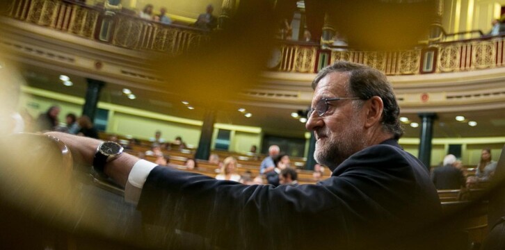 Mariano Rajoy en el Congreso de los Diputados