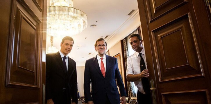Mariano Rajoy se reúne con Pedro Sánchez