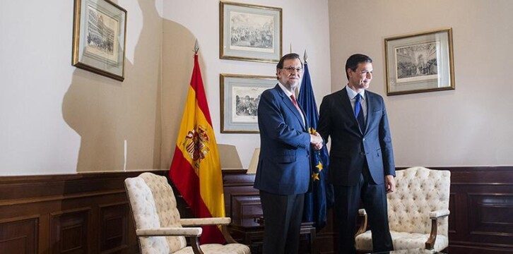 Mariano Rajoy se reúne con Pedro Sánchez
