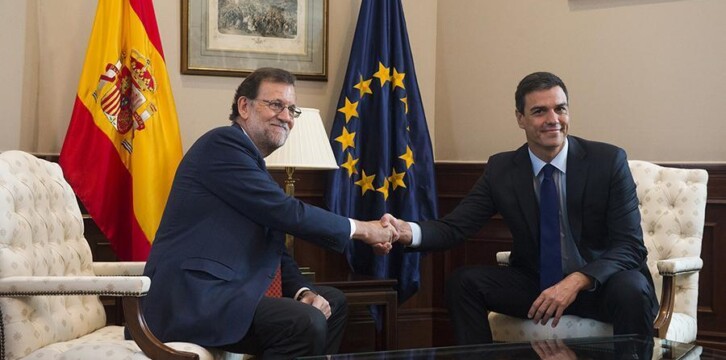 Mariano Rajoy se reúne con Pedro Sánchez