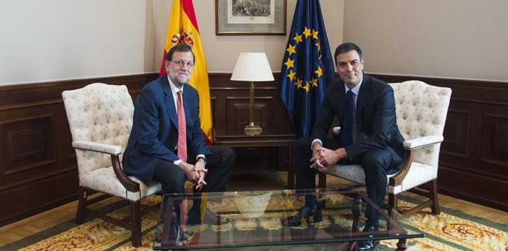 Mariano Rajoy se reúne con Pedro Sánchez