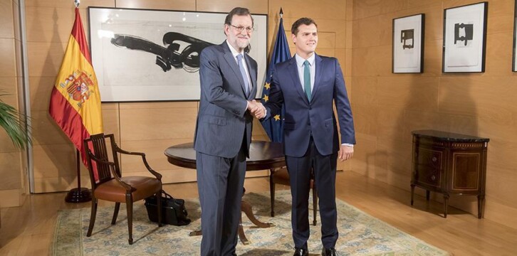 Mariano Rajoy se reúne con Albert Rivera